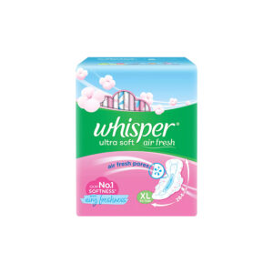 Whisper Ultra Soft Air Fresh Sanitary Napkin 30 pads